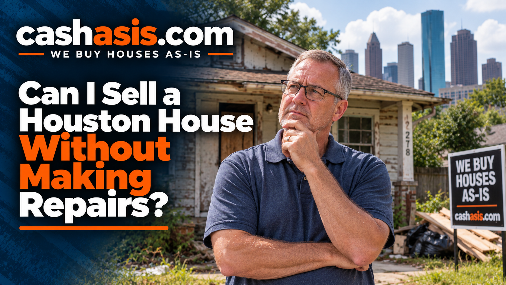 Selling a Houston house without making repairs